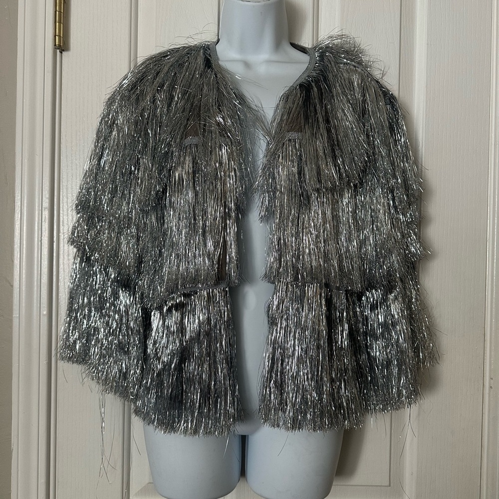 Silver Fringe Women's Jacket